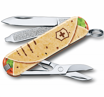 Нож-брелок Victorinox Classic Limited Edition "Mexican Tacos" 0.6223.L1903