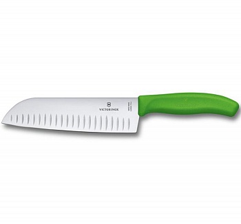 Кухонный нож с воздушными карманами Victorinox Swiss Classic Santoku 6.8526.17L4B